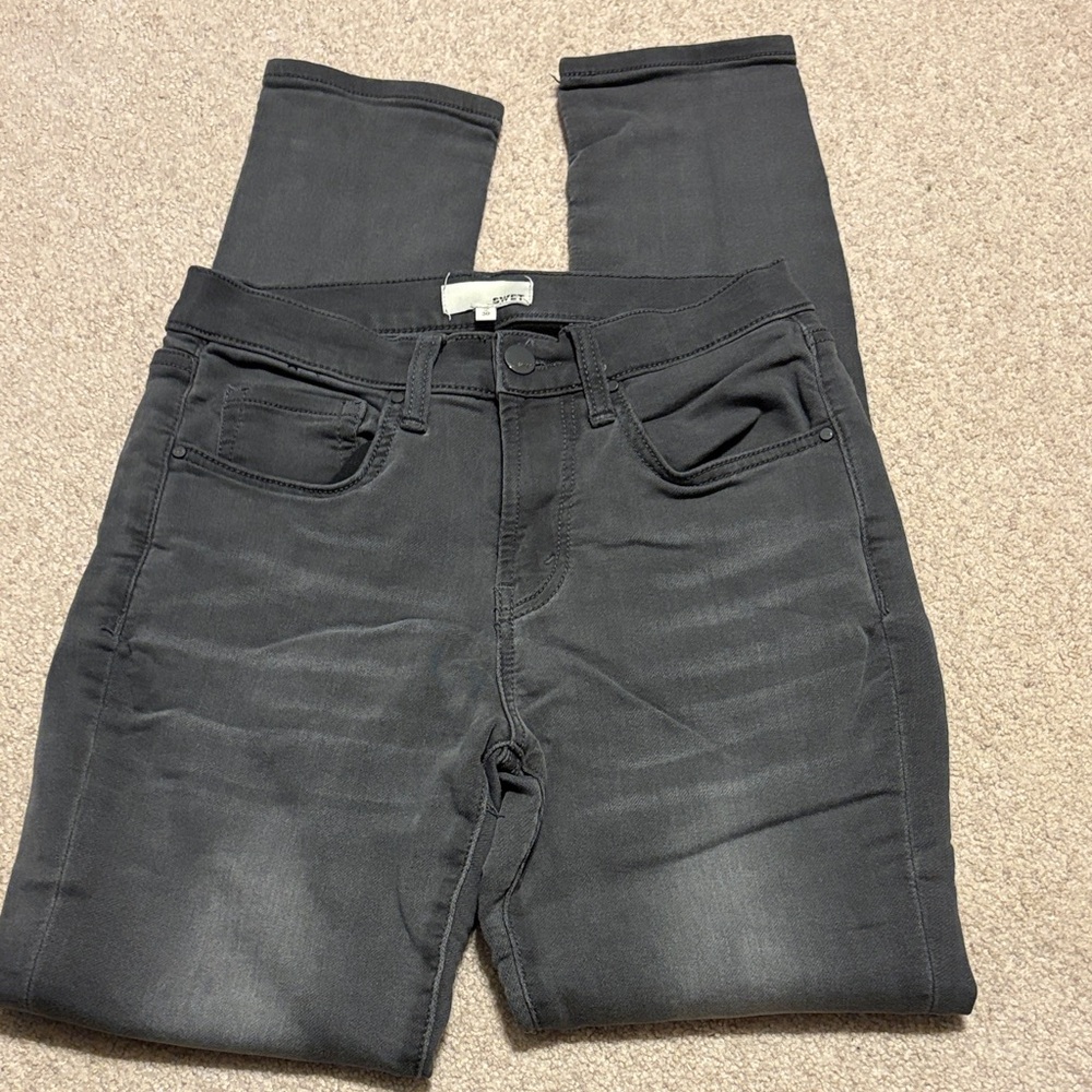 SWET Black and Gray stretch pants 28x30